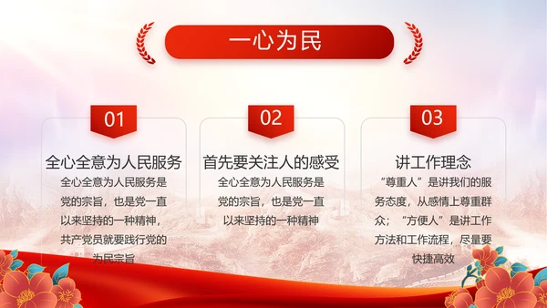感悟初心使命强化责任担当动态PPT模板