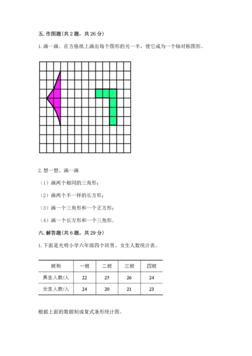 小学四年级下册数学期末测试卷附参考答案（综合题）.docx