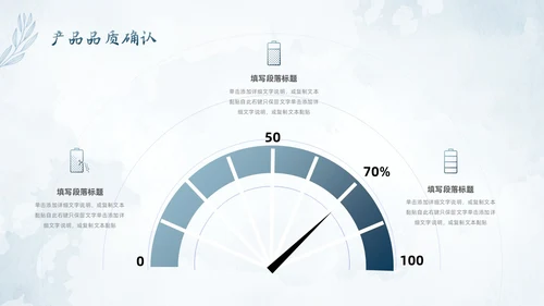 水彩水墨风花卉成果汇报工作汇报QC成果汇报PPT工作总结