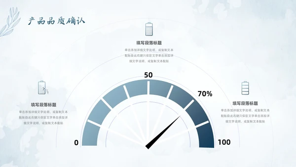 水彩水墨风花卉成果汇报工作汇报QC成果汇报PPT工作总结
