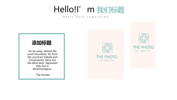 质感小清新公司产品介绍宣传通用PPT动态模板
