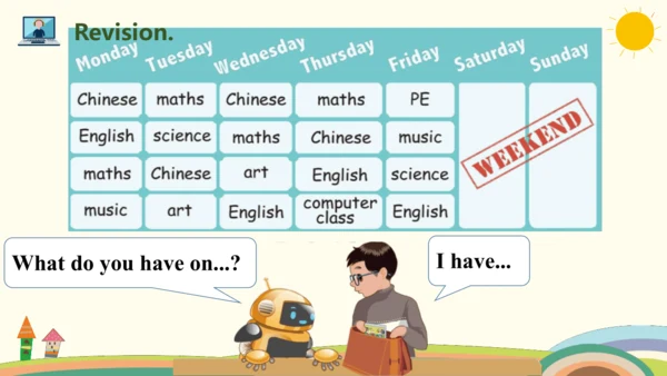 Unit 2 My week Part A Let's spell课件（共22张PPT，内嵌音频）