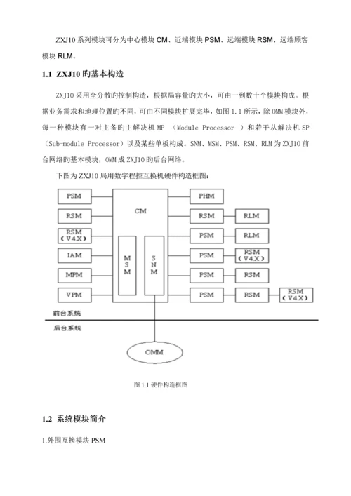 基于数字程控交换机的校园固定电话业务设计及实现.docx