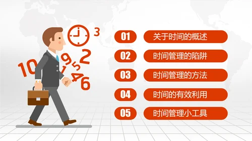 时间管理技巧PPT模板企业培训人力资源