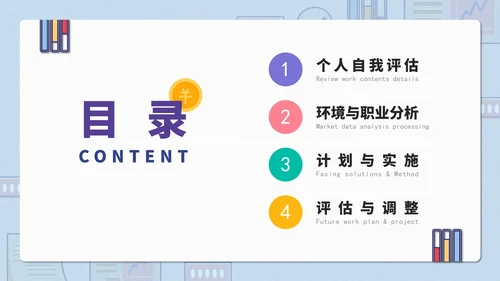 办公人员工作总结汇报PPT模板