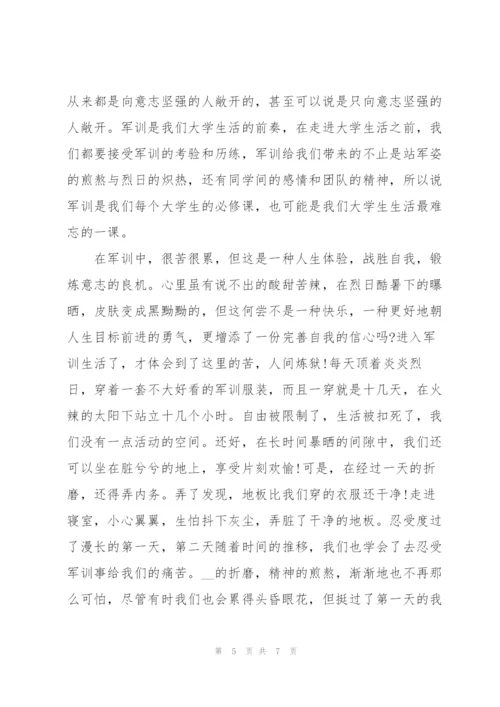 2022年军训活动总结.docx