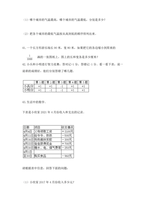 六年级小升初数学应用题50道含完整答案（名校卷）.docx