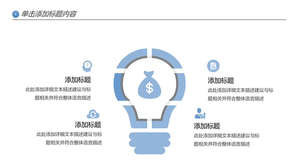 创意极简三角形企业宣传公司简介PPT模板