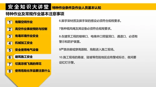 特种作业人员基本认知PPT模板