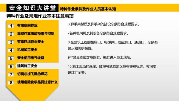 特种作业人员基本认知PPT模板