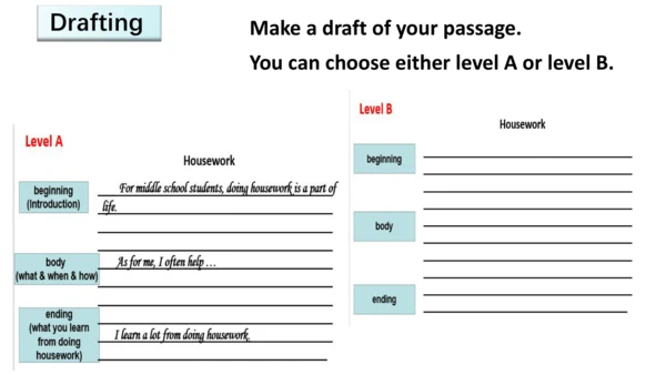 外研版九年级上册写作课件家务劳动主题Housework writing课件(共19张PPT)