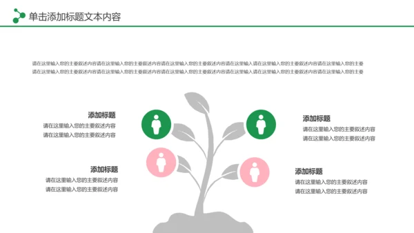 唯美清新关爱女性乳腺身体健康女性妇联PPT模板
