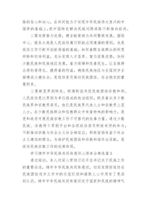 学习铸牢中华民族共同体意识心得体会（24篇）.docx