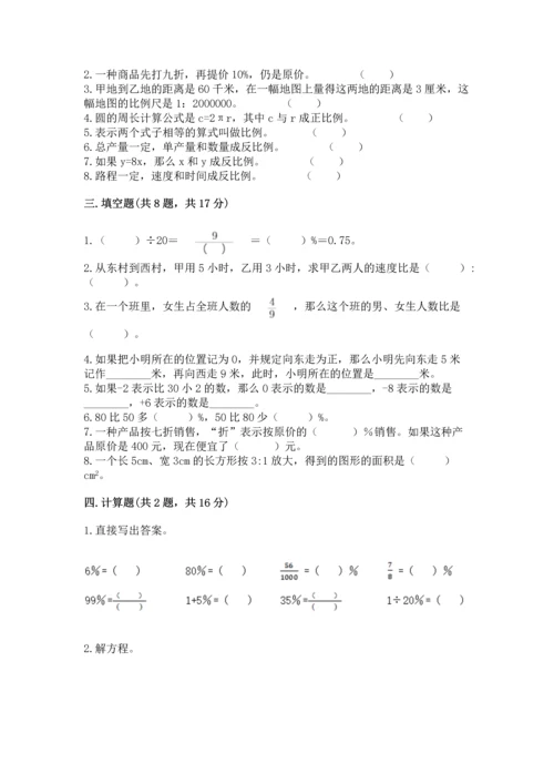 小升初数学期末测试卷有完整答案.docx