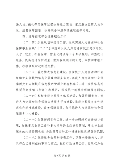 全县就业保障实施要点.docx