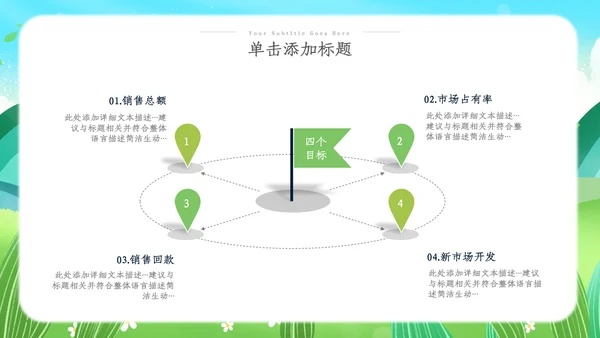 2023清新绿色植树节春天来了春季春暖花开ppt