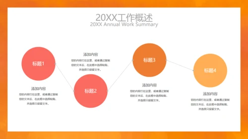 简约风个人述职通用PPT模板