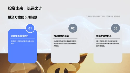 金融科技驱动融资报告PPT模板