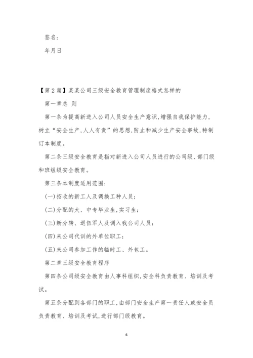 三级安全管理制度3篇.docx