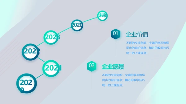 蓝色大气公司企业宣传介绍动态PPT