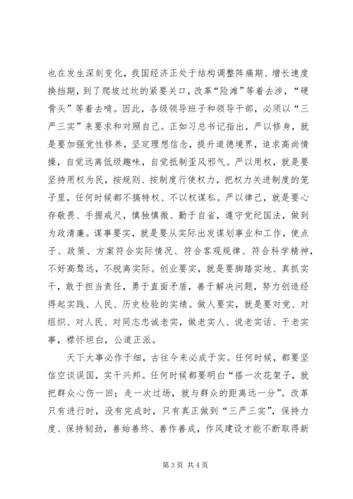以三严三实推进党群众路线教育实践活动.docx