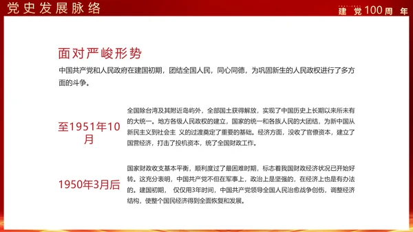 建党100年政府机关部委PPT课件