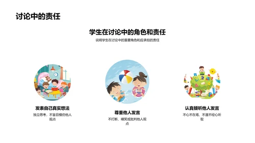 热点讨论提升素养PPT模板