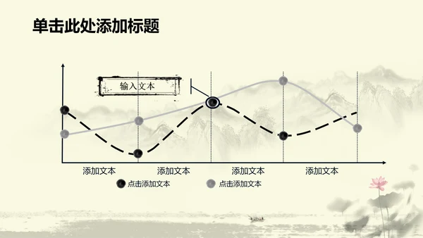 水墨中国风中医足疗ppt动态模板
