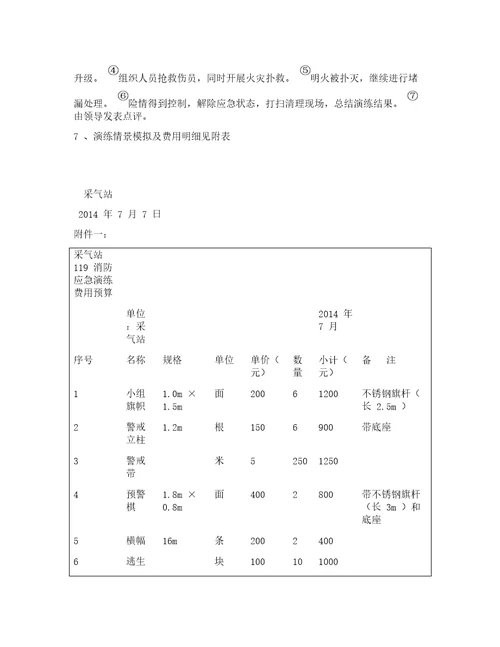 安全生产119消防应急演练方案