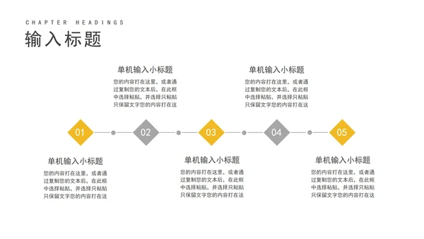 简约风几何个人年终述职报告PPT模板