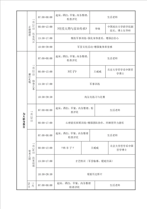 2023博雅国学夏令营招生简章