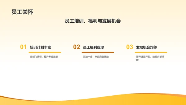 橙色商务风企业介绍PPT模板