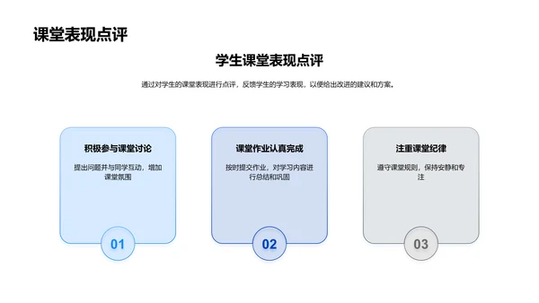 本学期学习汇总报告PPT模板