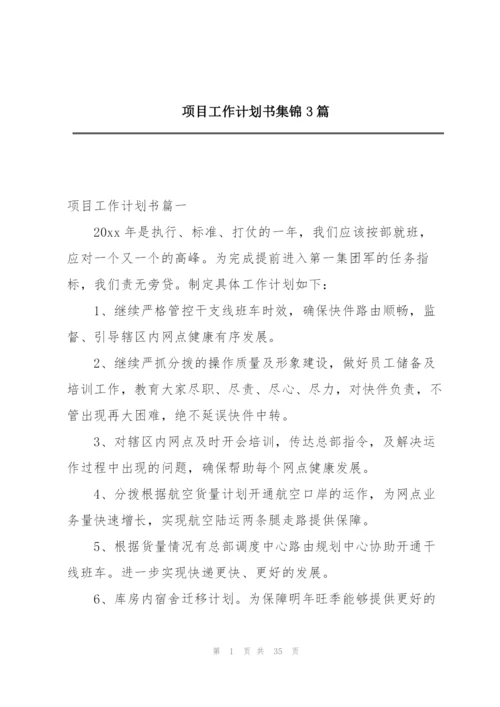 项目工作计划书集锦3篇.docx