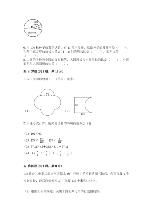 小学六年级数学上册期末卷附完整答案【各地真题】.docx