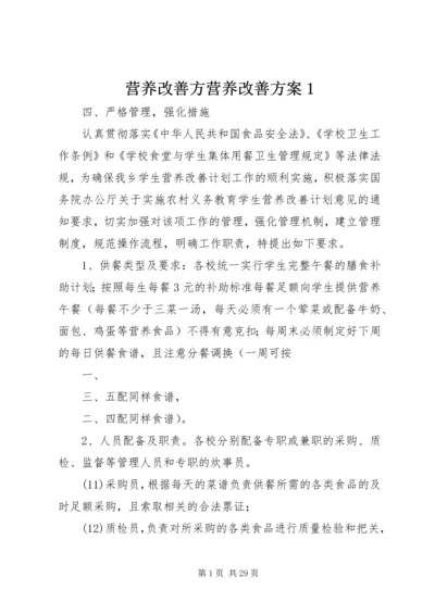 营养改善方营养改善方案1.docx