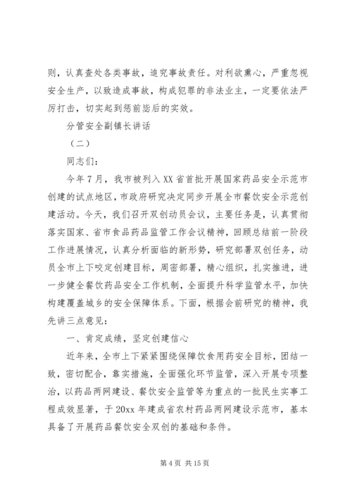 分管安全副镇长讲话.docx