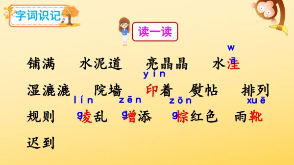5《铺满金色巴掌的水泥道》   课件