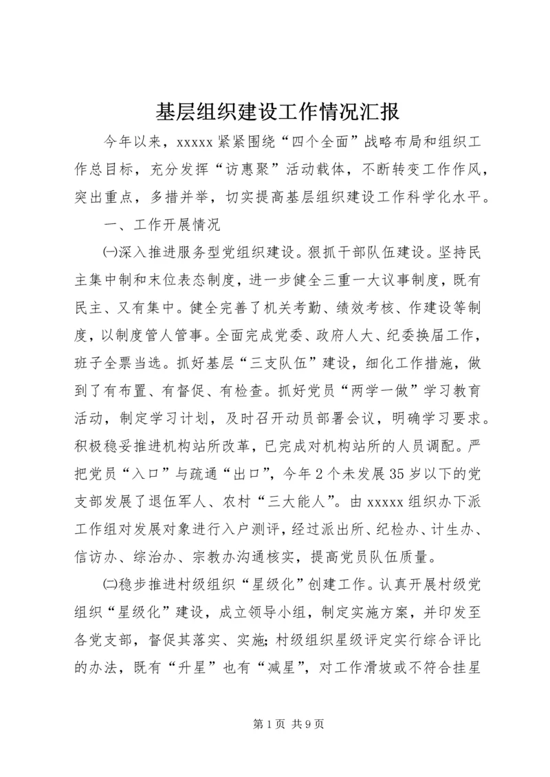 基层组织建设工作情况汇报 (6).docx