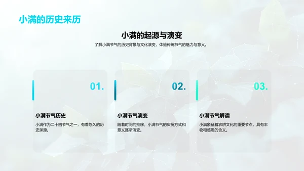 小满节气文化讲解PPT模板