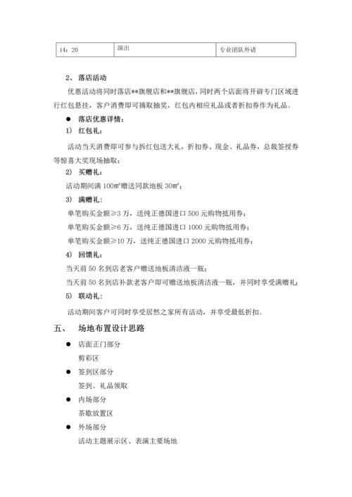 某进口品牌旗舰店开业策划案.docx