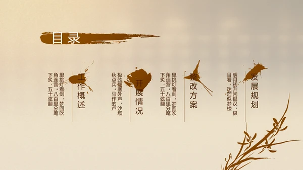 古香古色中医文化工作总结汇报计划动态PPT