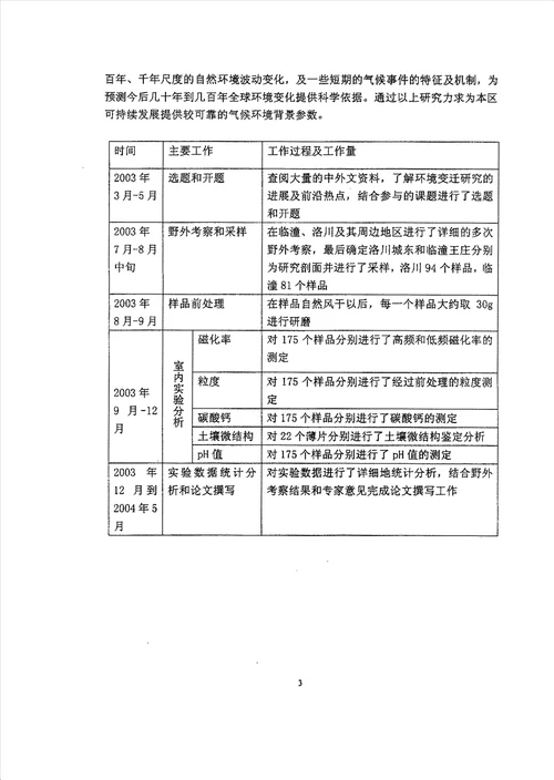 黄土高原中南部全新世土壤与环境研究自然地理学专业毕业论文