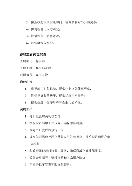 国大商城客服手册模板.docx
