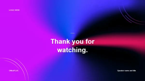 紫色简约渐变企业年终工作总结PPT主题