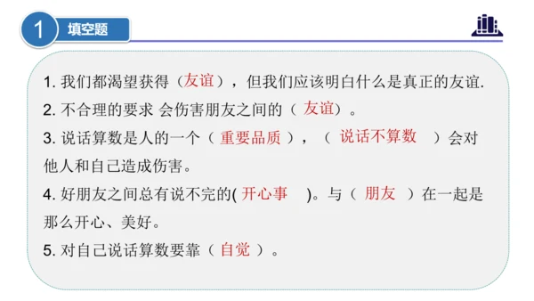 第一单元（复习课件）-四年级道德与法治下学期期末核心考点集训（统编版）