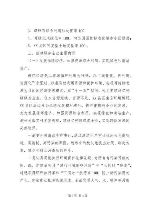 关于创建绿色企业的实施意见 (7).docx