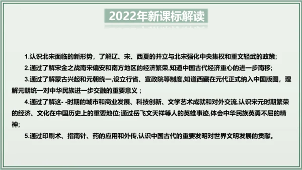 第二单元 辽宋夏金元时期：民族关系发展和社会变化  单元复习课件