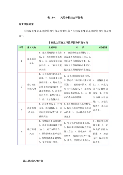 项目施工风险控制与风险预案.docx