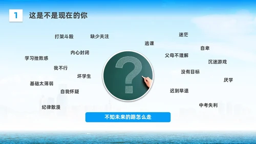 商务实拍人生不是单行道中职主题班会